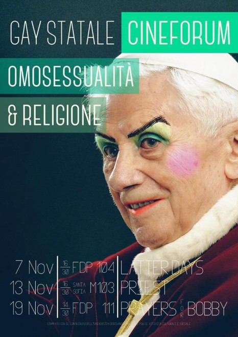 Milano: Papa drag queen in cartellone non si ferma il cineforum gay