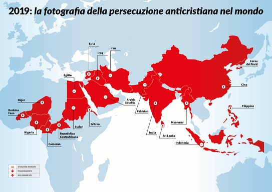 Nel mondo sono perseguitati 300 milioni di cristiani!